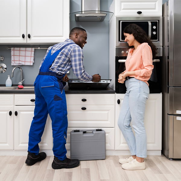 can you provide an estimate for cooktop repair before beginning any work in Bedford